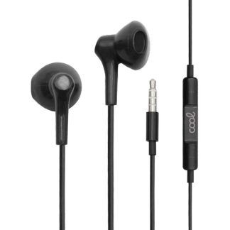 Auriculares 3,5 mm COOL Bora Stereo Con Micro Negro