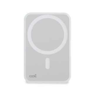 Bateria Externa Universal MAGNÉTICA Power Bank Qi 5000 mAh COOL Blanco
