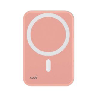 Bateria Externa Universal MAGNÉTICA Power Bank Qi 5000 mAh COOL Rosa