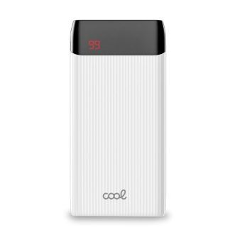 Bateria Externa Universal Power Bank 10.000 mAh (2 x usb / 2A) COOL Waves Blanco
