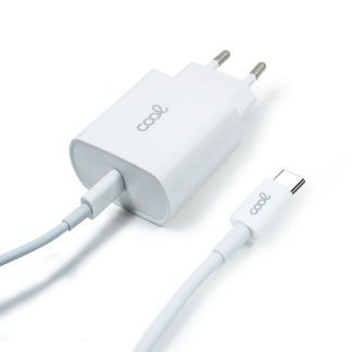 Cargador Red COOL Entrada TIPO-C PD + Cable Tipo C 1,2 metros (20W)