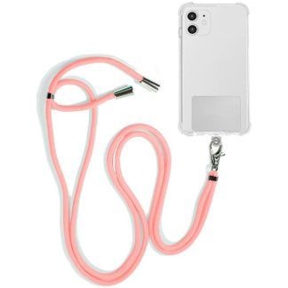 Cordón Colgante COOL Universal con Tarjeta para Smartphone Rosa