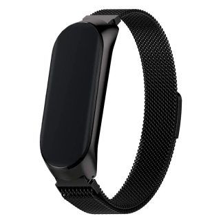 Correa COOL para Xiaomi Mi Band 5 / 6 / 7 / Amazfit Band 5 Metal Negro