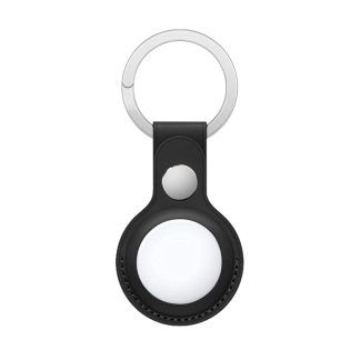 Llavero Protector COOL Compatible con AirTag Polipiel Negro
