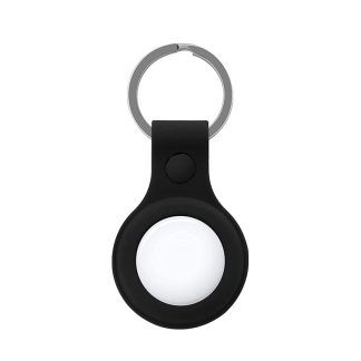 Llavero Protector COOL Compatible con AirTag Silicona Negro