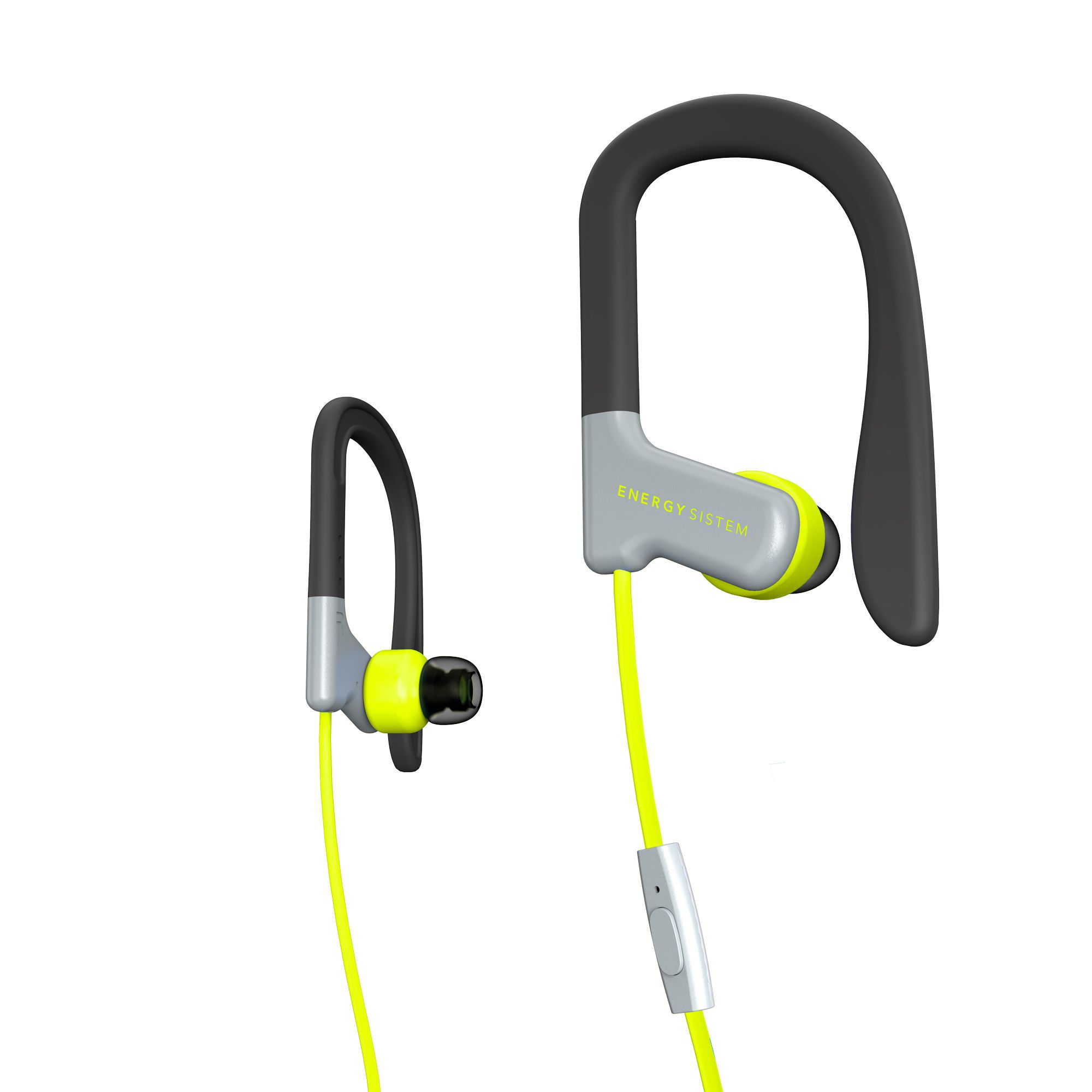 Auriculares Earphones Sport 1 Yellow Mic - Imagen 7
