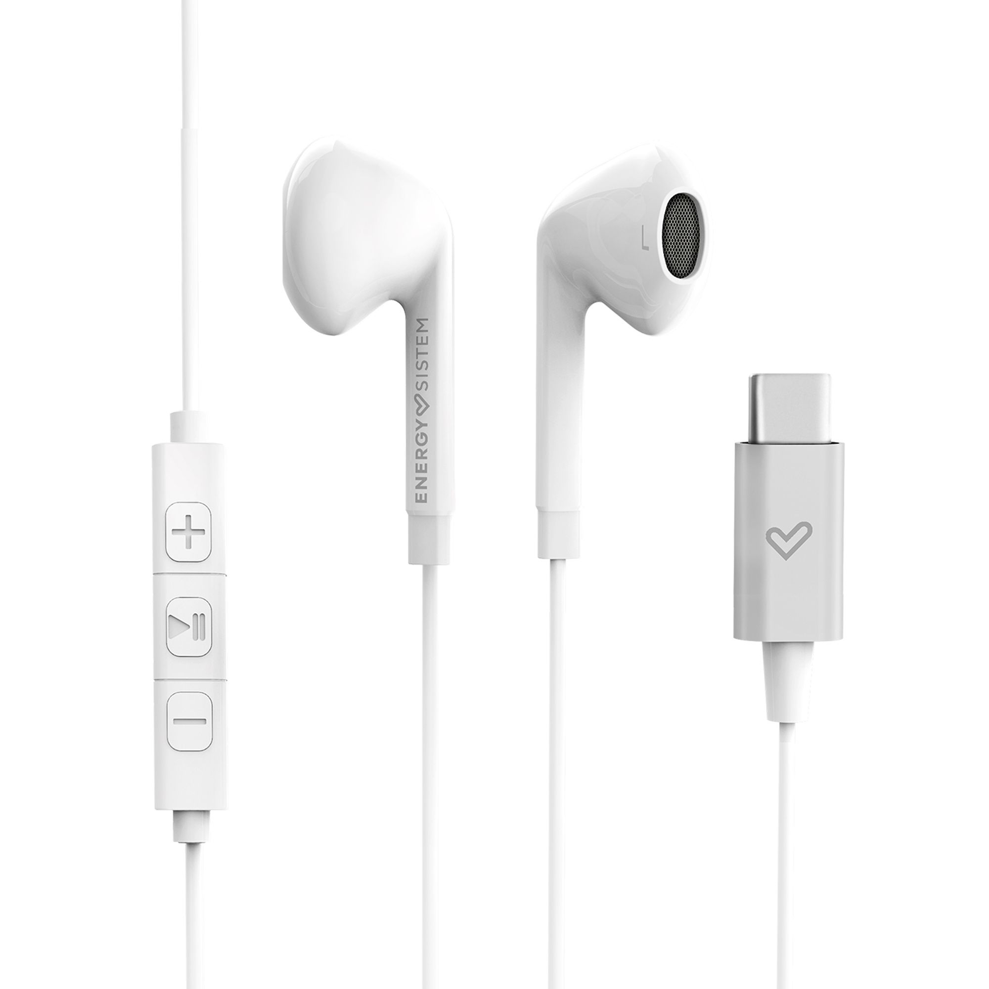 Auriculares Earphones Smart 2 Type C White - Imagen 6
