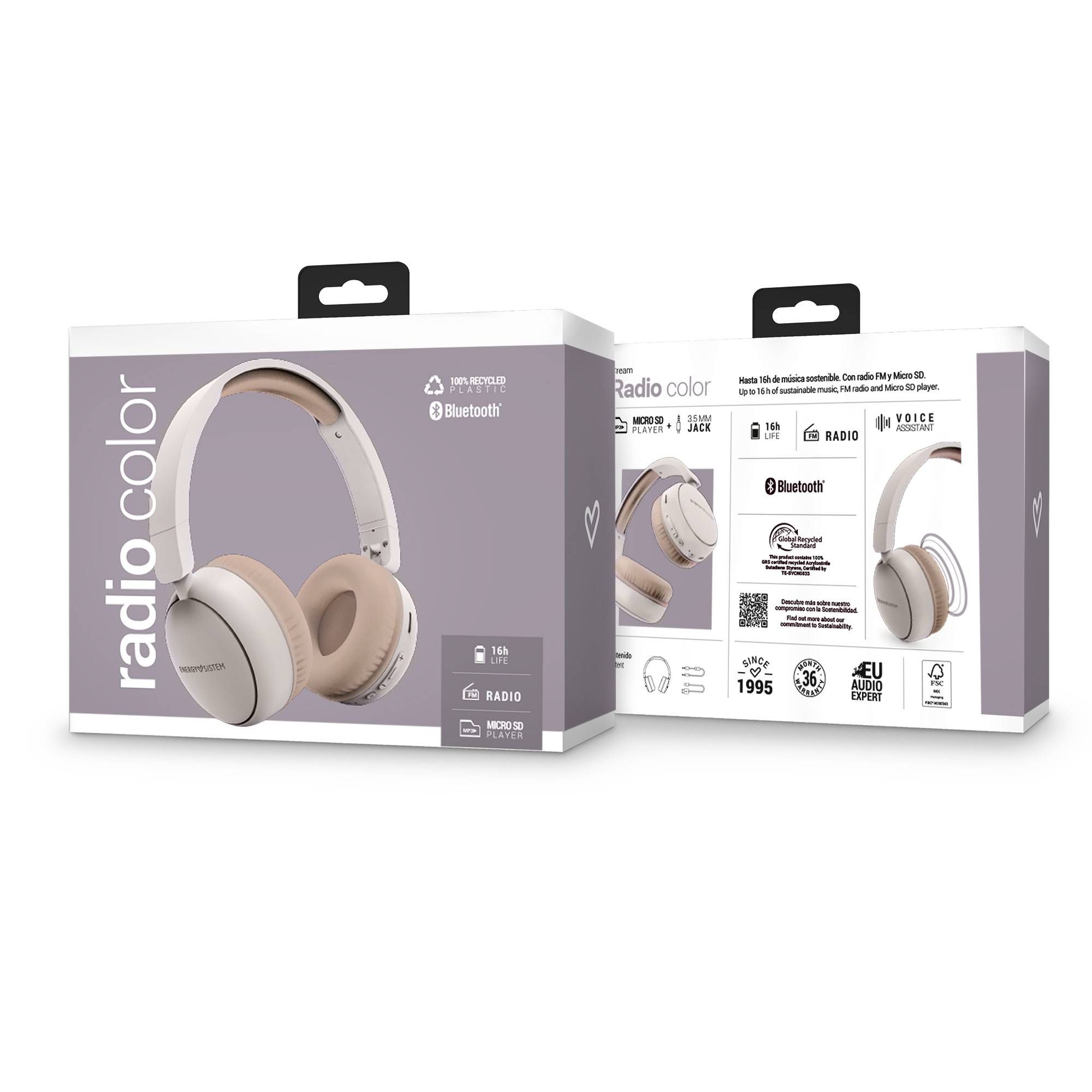 Auriculares Radio Color - Auriculares Bluetooth con radio FM - Imagen 6