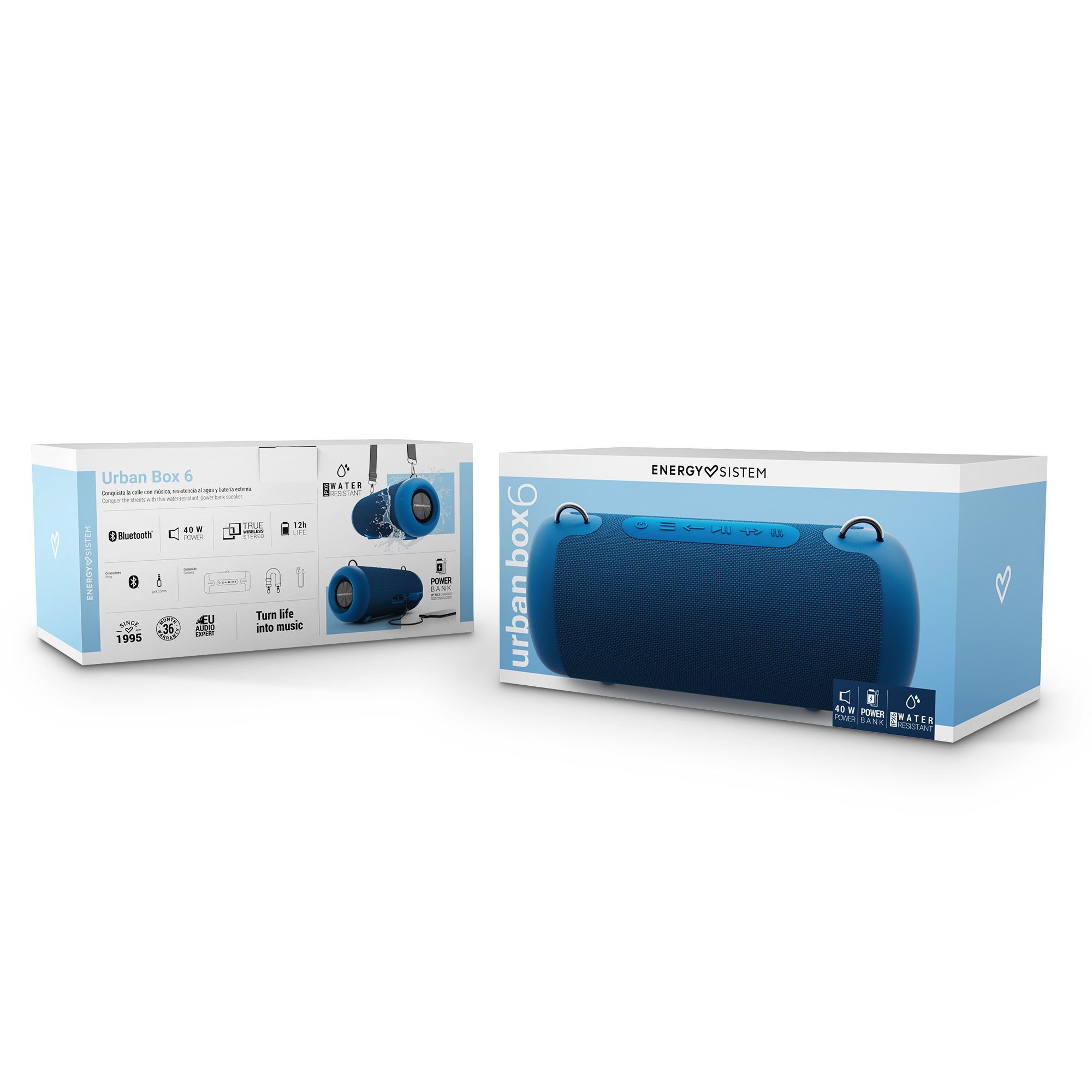 Altavoces portátiles Urban Box 6 Navy - Imagen 6
