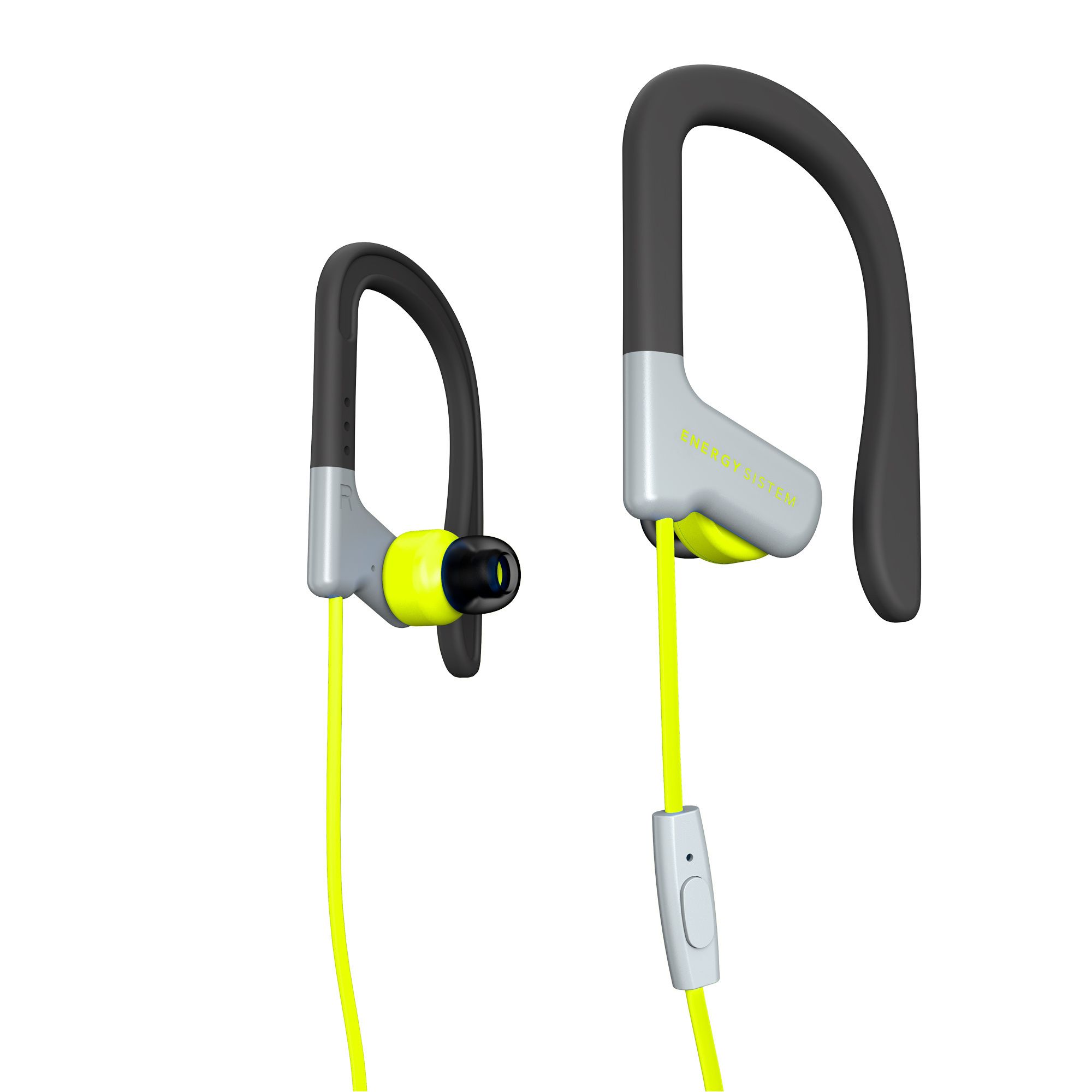Auriculares Earphones Sport 1 Yellow Mic
