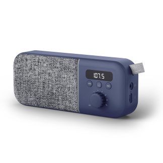 Altavoces portátiles Fabric Box Radio Navy