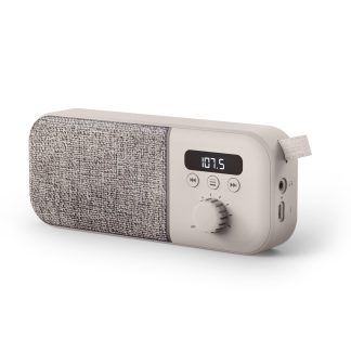 Altavoces portátiles Fabric Box Radio Cream