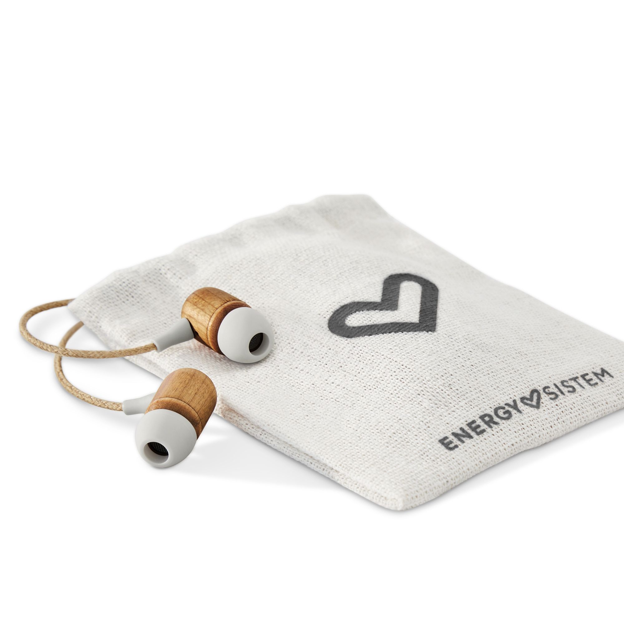 Auriculares Earphones Eco Cherry Wood - Imagen 2