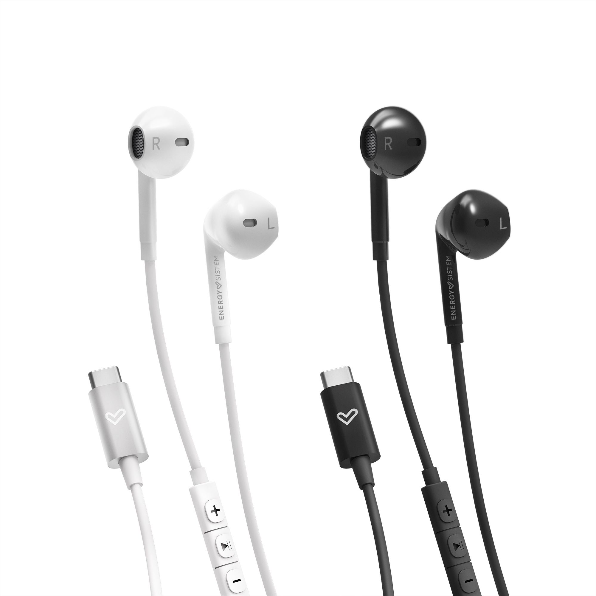 Auriculares Earphones Smart 2 Type C White - Imagen 4