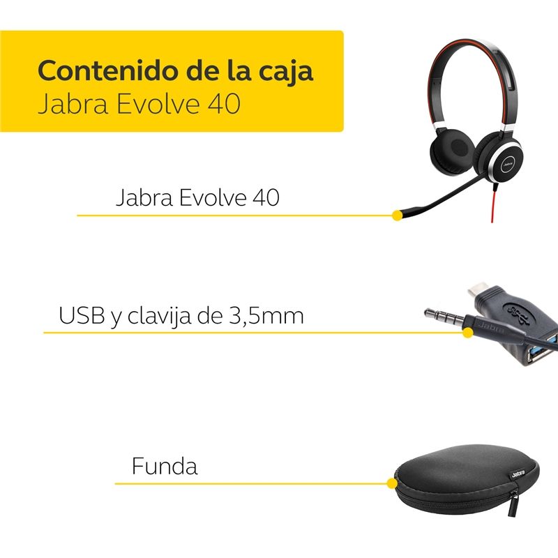 Auricular estéreo Evolve de Jabra - Imagen 8
