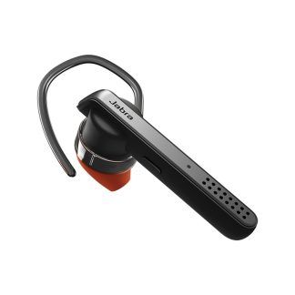 Auricular Bluetooth plateado de Jabra