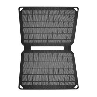 Cargador solar de 10W negro