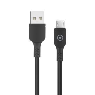 Cable de carga USB a Micro USB negro