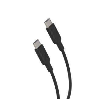 Cable Tipo C a Tipo C negro
