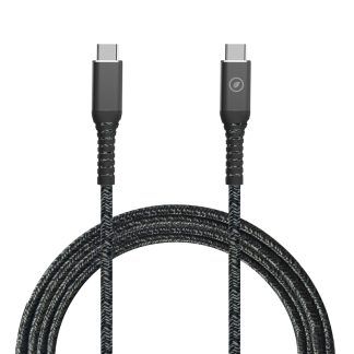Resistente cable de carga Tipo C a Tipo C negro