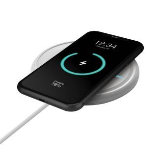Cargador de sobremesa inalámbrico de muvit for change.