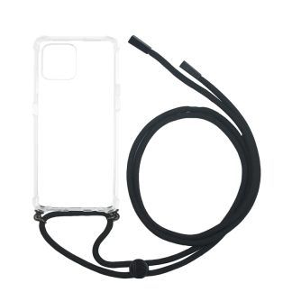 Carcasa con colgante compatible con iPhone 12/12 Pro transparente