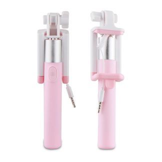 Palo selfie jack 3 mm. hasta 6 pulgadas rosa
