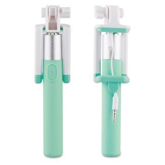 Palo selfie jack 3.5 mm. hasta 6 pulgadas verde