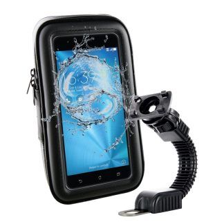 Soporte para moto y funda con acceso a  pantalla
