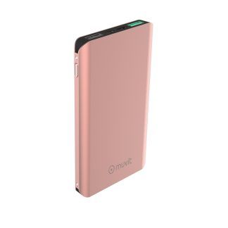 Power bank 10000 mAh rose gold