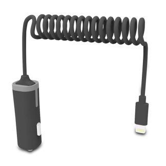 Cargador coche Lightning negro