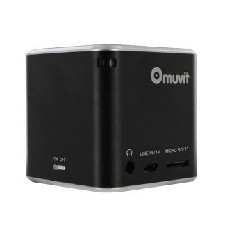 Muvit altavoz mini Bluetooth Estéreo negro