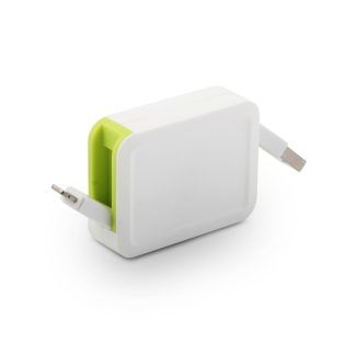 Muvit cable de carga retráctil con salida USB y lightning MFI