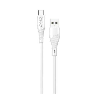 Cable USB a tipo C blanco