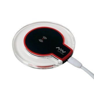 Cargador inalámbrico de sobremesa negro