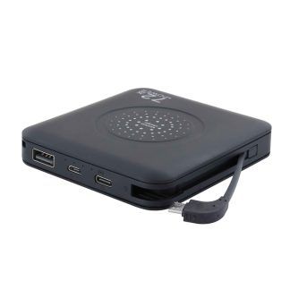 Power bank inalámbrico de 7200 mAh negro