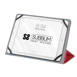 Subblim funda universal para Tablet de 9 a 11 pulgadas freecam roja