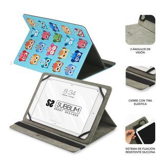 Funda tablet de 9 a 11 pulgadas de Subblim Trendy Owls