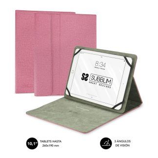 Subblim Clever funda universal Tablet de 9 a 11 pulgadas rosa