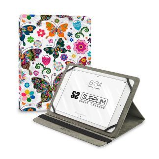 Subblim Trendy Mariposas funda tablet universal de 9 a 11 pulgadas