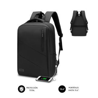 Subblim mochila city para portátil de 15 pulgadas negra