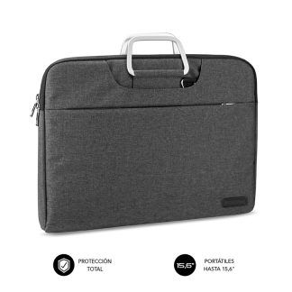 Subblim bolsa para portátil de 15 pulgadas gris