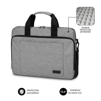 Bolsa para portátil de 15 pulgadas gris