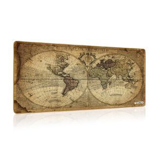 Subblim alfombrilla ratón ordenador vintage world XL