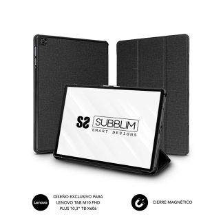 Subblim funda tablet compatible con Lenovo Tab M10 negra