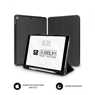 Subblim funda tablet compatible con Apple iPad 10/9/8/7 negra
