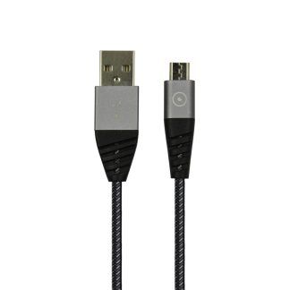 Cable USB Micro USB 2 m gris de Muvit