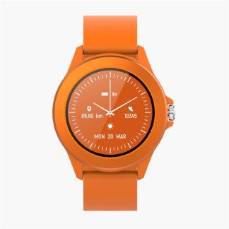 Reloj inteligente con una pantalla IPS de cristal templado naranja